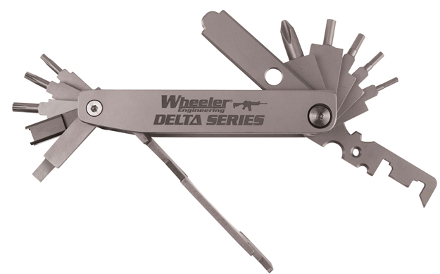 Picture of  Wheeler 1078948 Delta Series Compact Multi-Tool Silver Folding Stainless Steel AR Platform