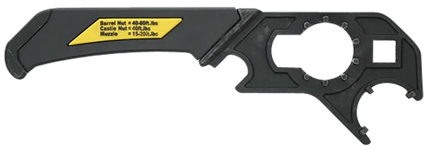 Picture of  Wheeler 1099561 Professional Armorer's Wrench Black/Yellow Steel AR Platform Firearm 1 Pieces 661120418047
