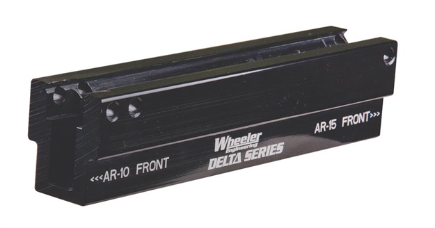 Picture of  Wheeler 156888 Delta Series Upper Pic Rail Vise Block Black Aluminum Rifle Ar-15/Ar-10 661120568889