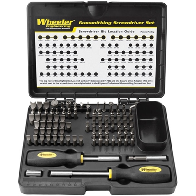 Picture of Wheeler Engineering Screwdriver Kit 89-Pc Professional Gunsmithing< 562-194 661120621942