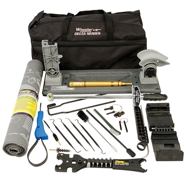 Picture of  Wheeler 156555 Armorer's Professional Kit Black Multiple Rifle Ar15/M16 19 Pieces 661120565550