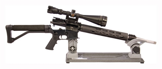 Picture of  Wheeler 156224 Armorer's Vise Gray Polymer Rifle Ar-15