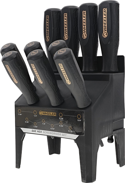 Picture of Wheeler Engineering Bnch Top Scrwdvr Shex 10Pc 4005280