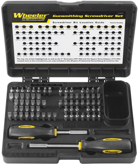 Picture of Wheeler Engineering Screwdriver Kit 72-Pc Professional Gunsmithing 776-737