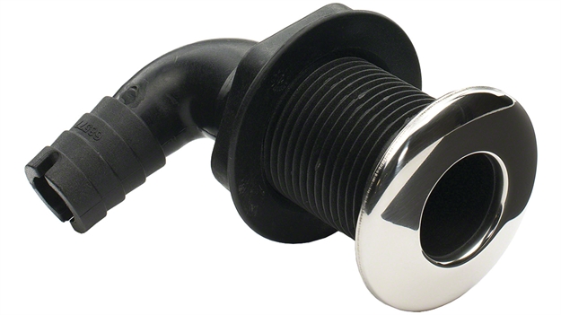 Picture of Whitecap Ss/ Nylon 90 Thru Hull 3/4