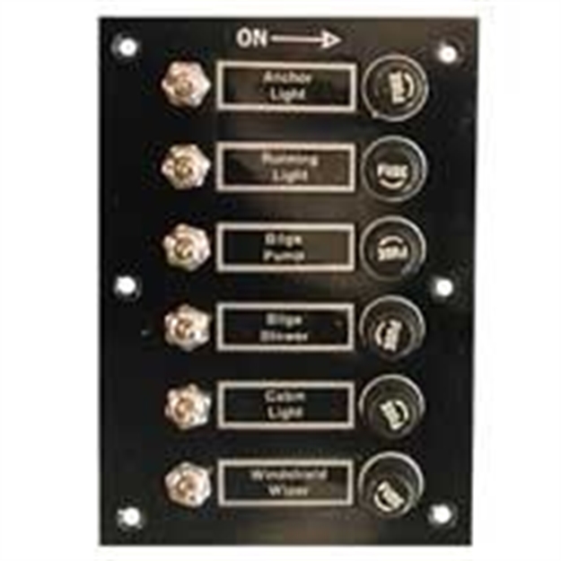 Picture of Whitecap Switch Panel 6 Toggle