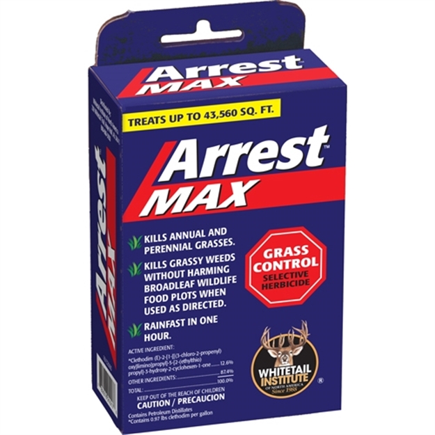 Picture of Whitetail Institute Arrest Max Food Plot Grass Herbicide 1 Pint Covers 1 Acre AM1P 789976910178