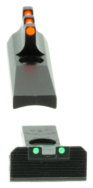 Picture of Williams 71054 Firesight Rifle Adjustable Ruger MK Iii W/Bull Barell/Government/Slabslide Aluminum Red Aluminum Green Black