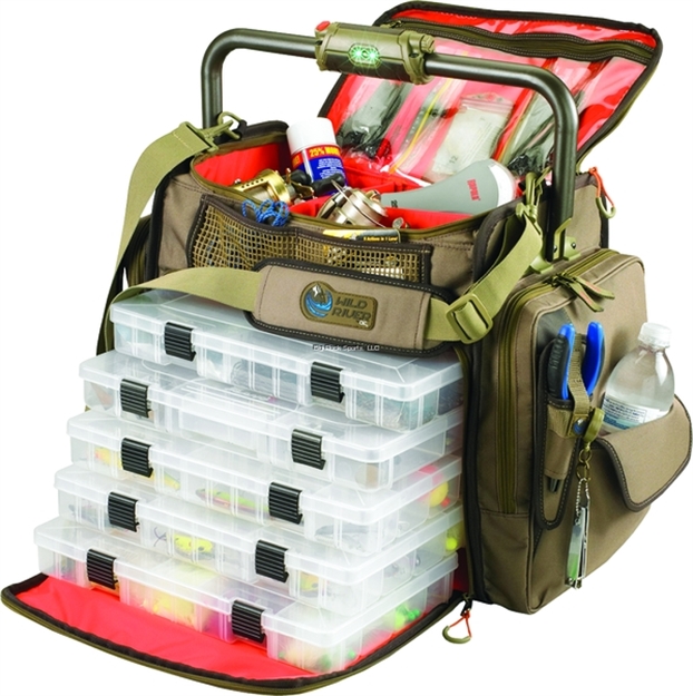 Picture of Wild River Frontier Lighted Bar Tackle Bag W/5 Pt3700 Trays