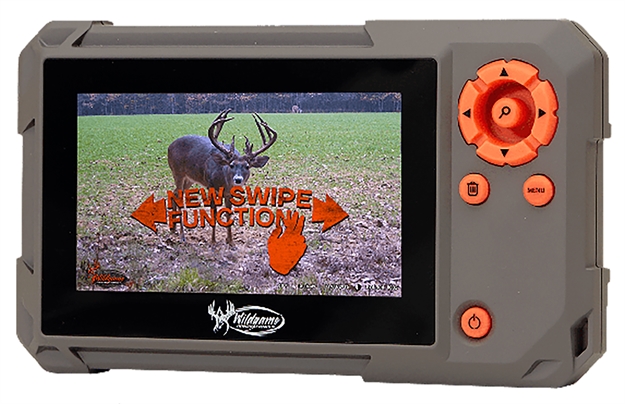 Picture of Wildgame Innovations Wgiwgivw0007 Trail Pad Swipe Gray/Orange Aaa Battery Auxiliary/Usb Port VU60