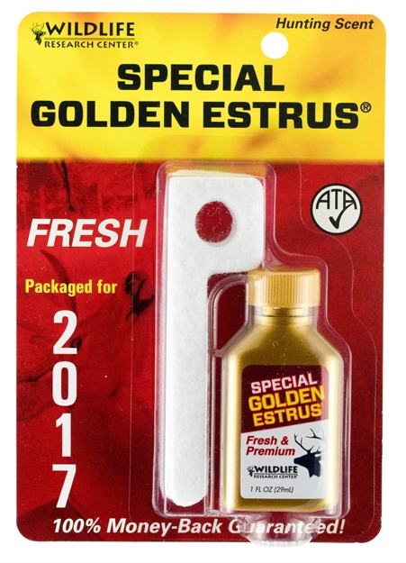 Picture of  Wildlife Research 405 Special Golden Estrus  Deer Attractant Doe IN Estrus Scent 1Oz Bottle