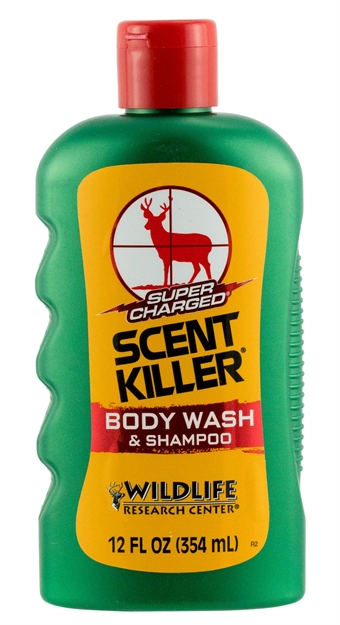 Picture of Wildlife Research 54012 Scent Killer Super Charged Body Wash/Shampoo Odor Eliminator Odorless Scent 12 OZ Bottle 540-12