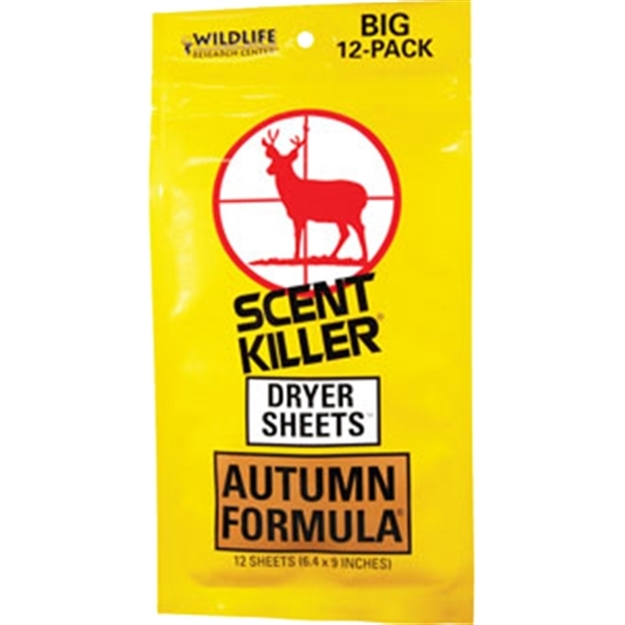 Picture of  Wildlife Research 580 Scent Killer  Odor Eliminator Autumn Scent Dryer Sheet 12