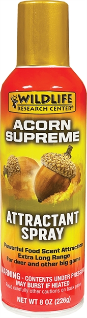 Picture of  Wildlife Research 735 Food Scent Attractant Spray Acorn Supreme Scent 8 OZ Aerosol 024641007358