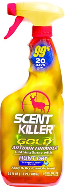 Picture of Wildlife Research Case Pack OF 4 Scent Elimination Spray Gold 24Oz AU 1275 40024641012756