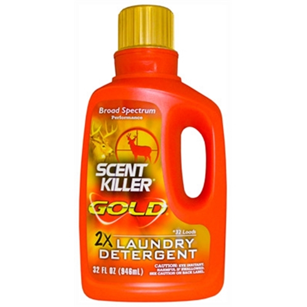 Picture of  Wildlife Research 1249 Scent Killer Gold Laundry Detergent Odor Eliminator Odorless Scent 32Oz Bottle
