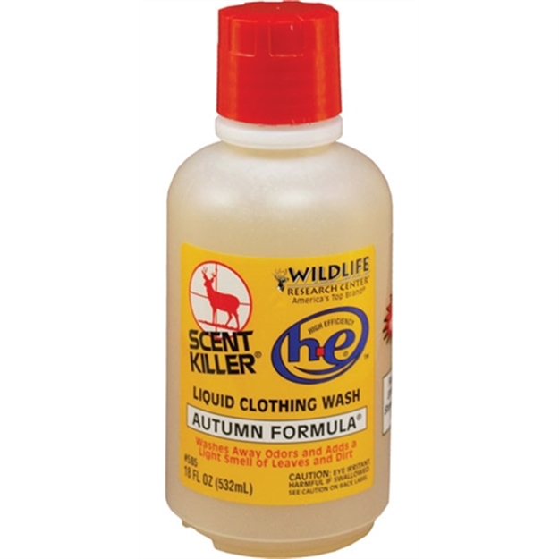 Picture of  Wildlife Research 585 Scent Killer Super Charged Clothing Wash Odor Eliminator Autumn Scent 18 OZ Bottle 024641005859
