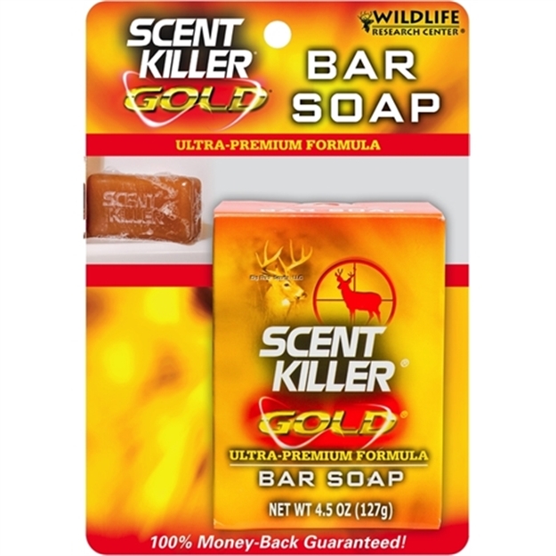 Picture of  Wildlife Research 1243 Scent Killer Gold Bar Soap Odor Eliminator Unscented 4.5 OZ 024641012437