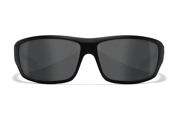 Picture of Wiley X WX Omega Captivate Sunglasses- Polarized Grey Lens/Matte Black Frame ACOME08