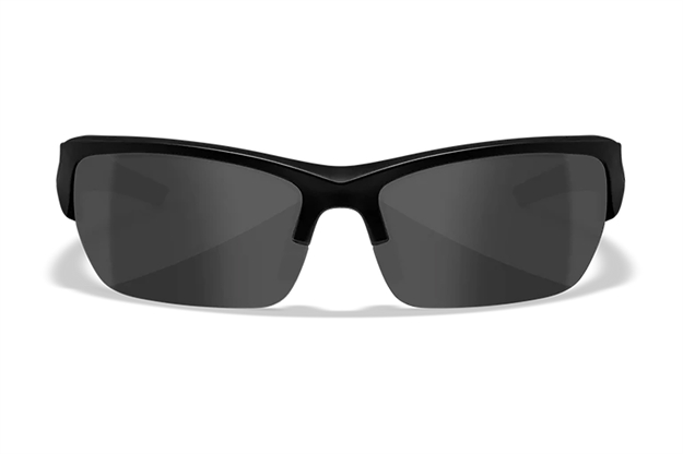 Picture of Wiley X WX Valor Sunglasses -   Black Ops, Polarized Smoke Grey Lens/Matte Black Frame CHVAL08