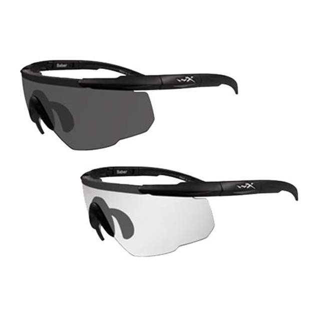 Picture of Wiley X Eyewear 307 Saber Advanced Safety Glasses Smoke/Clear