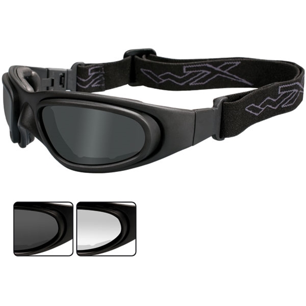 Picture of Wiley X Sg-1 Goggles, Grey/Clear/Matte Black Frame