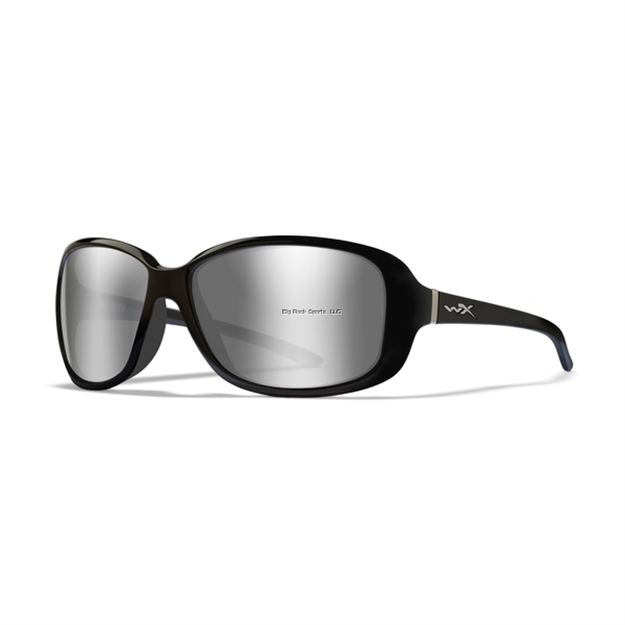 Picture of Wiley X WX Affinity (Womens) Sunglasses- Grey Silver Flash Lens / Black Frame
