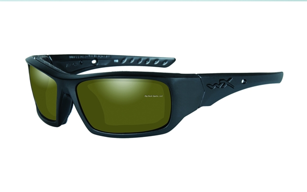 Picture of Wiley X WX Arrow Climate Control Sunglasses Polarized Yellow/Matte Black Frame