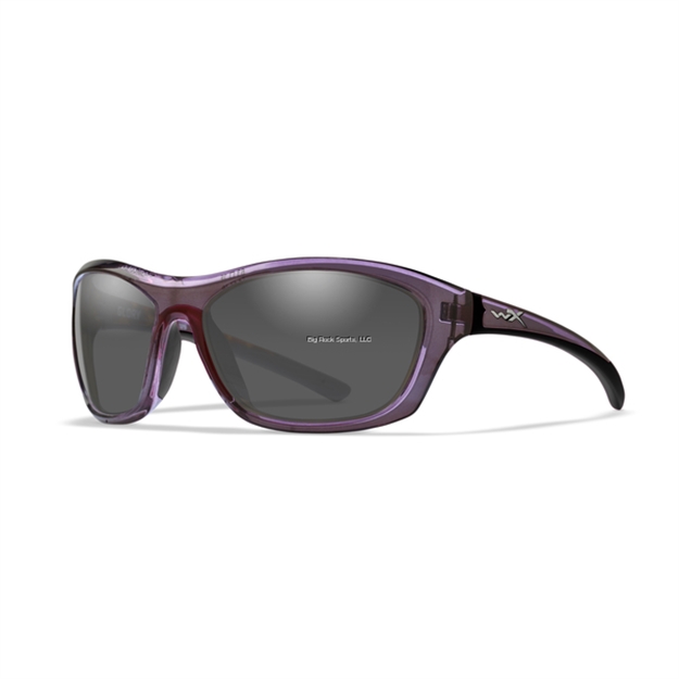 Picture of Wiley X WX Glory (Womens) Sunglasses- Smoke Grey Lens / Crystal Purple Frame