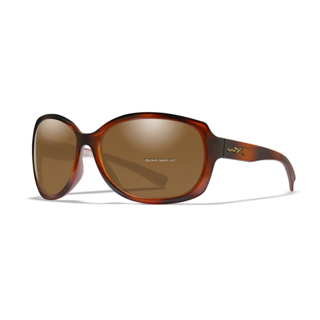 Picture of Wiley X WX Mystique  (Womens) Sunglasses-Brown Lens/Gloss Demi Frame
