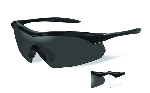 Picture of Wiley X WX Vapor Changeable Sunglasses, Apel Approved, Smoke Grey