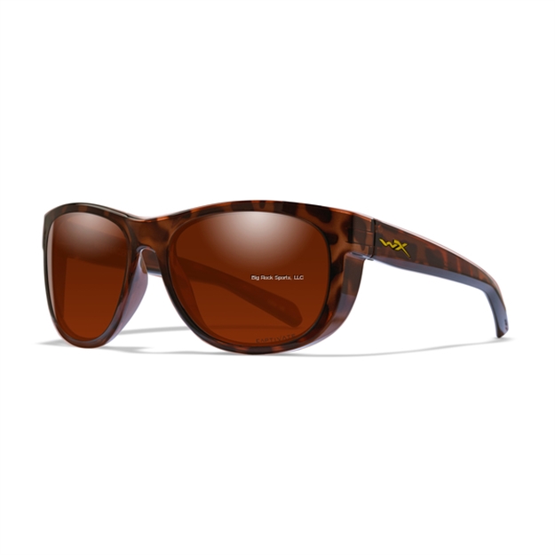 Picture of Wiley X WX Weekender (Womens) Captivate Sunglasses- Polarized Coppler Lens/Gloss Demi Frame