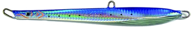 Picture of Williamson Abyss Speed Jig, 5", 2 Oz, 7/0 Assist Hook, Blue, Sinking