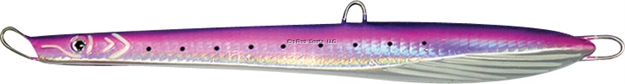 Picture of Williamson Abyss Speed Jig, 7", 5 Oz, 9/0 Assist Hook, Purple, Sinking