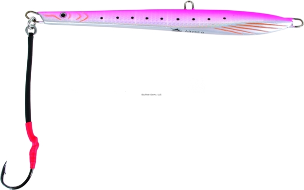 Picture of Williamson Abyss Speed Jig, 8 1/4", 9 Oz, 9/0 Assist Hook, Pink, Sinking