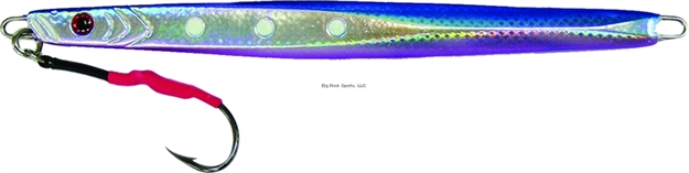 Picture of Williamson Benthos Speed Jig, 7", 5 Oz, 9/0 Assist Hook, Blue/Purple, Sinking