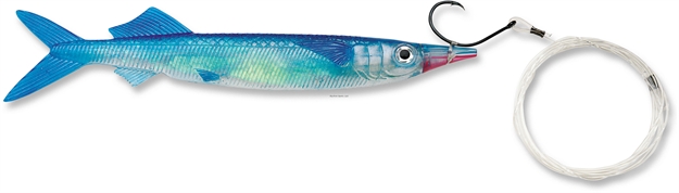 Picture of Williamson Live Ballyhoo J-Rigged Lure, 9 1/2", 2 Oz, Blue, Floating,3 PK