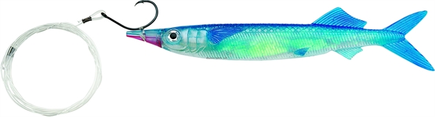 Picture of Williamson Live Ballyhoo Pro-Rigged Lure, 9 1/2", 2 Oz, Black, Floating,3 PK