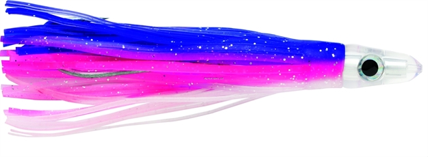 Picture of Williamson Rigged Tuna Catcher Trolling Lure, 5 1/2", Mono Leader, 8/0 Hook, Blue Pink Silver
