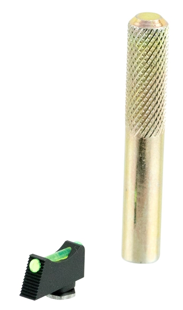 Picture of  Wilson Combat 668Fog245 Vickers Elite Front Sight Serrated, Green Fiber Optic Front/Black Parkerized Frame, Compatible W/ Glock 9/40 Cal.