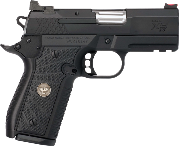 Picture of Wilson Combat Edc X9 2.0 9Mm 3.25" Light Rail 15Rd Black Armor. 2EDCX-CPR3-9