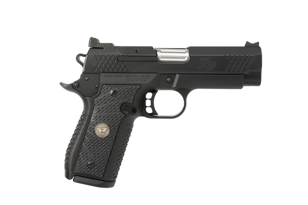 Picture of  Wilson Combat 2Edcxcp9 Edc X9 2.0 9Mm Luger 15+1 4" Stainless Fluted Barrel, Armor-Tuff Stainless Steel Tri-Top Cut Slide, Combat-Tuff Aluminum Frame W/Beavertail, Black Polymer Grip 810129406733