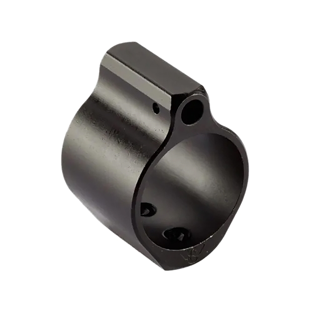 Picture of Wilson Combat Trlpgbm Gas Block Lo-Profile .875" Rifle Black Nitride 4140 Chromoly Steel TR-LPGB-M 811826027887