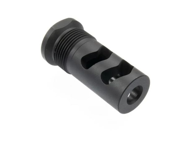 Picture of Wilson Combat Sprtmbfb30 Muzzle Brake Whisper 30 Cal 5/8"X24 Black Melonite SP-RTMBFB-30 811826024473