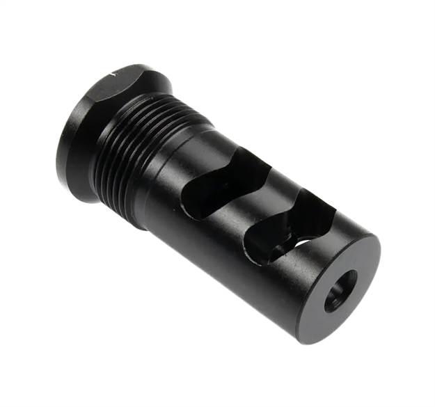 Picture of Wilson Combat Sprtmbfb556 Muzzle Brake Whisper 5.56 1/2"X28 Black Melonite SP-RTMBFB-556