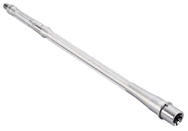 Picture of  Wilson Combat Tr556rcrg18ft8 Match Grade Barrel  5.56X45mm Nato 18" Stainless Bead Blasted Finish 416R Stainless Steel Material Rifle Length With Recon Tactical Profile, Fluting & 1:8" Twist For Ar-15