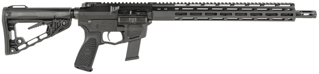 Picture of  Wilson Combat Trar9gb91610 Ar9g Carbine 9Mm Luger 17+1 16" Black Match Grade Threaded Barrel, Black Armor-Tuff Aluminum Receiver, M-Lok Handguard, Black Synthetic Rogers Super-Stoc W/Cam-Lock Stock