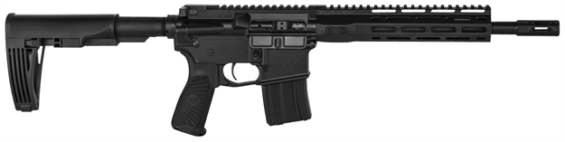 Picture of Wilson Combat Trpep556bl Protector Elite  Pistol 223 Rem,5.56 Nato 11.30" 20+1 Black Hard Coat Anodized, Black Armor-Tuff Tailhook Brace Stock, Bcm Starburst Gunfighter Grip