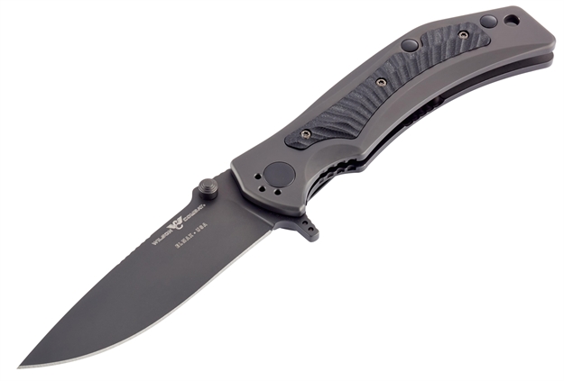 Picture of Wilson Combat Wtkrrxdlcb Rapid Response XL Elmax Folder 3.5" Stainless Steel Drop Point Titanium