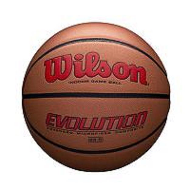 Picture of Wilson Evolution Intermediate Size Game Basketball-Scarlet